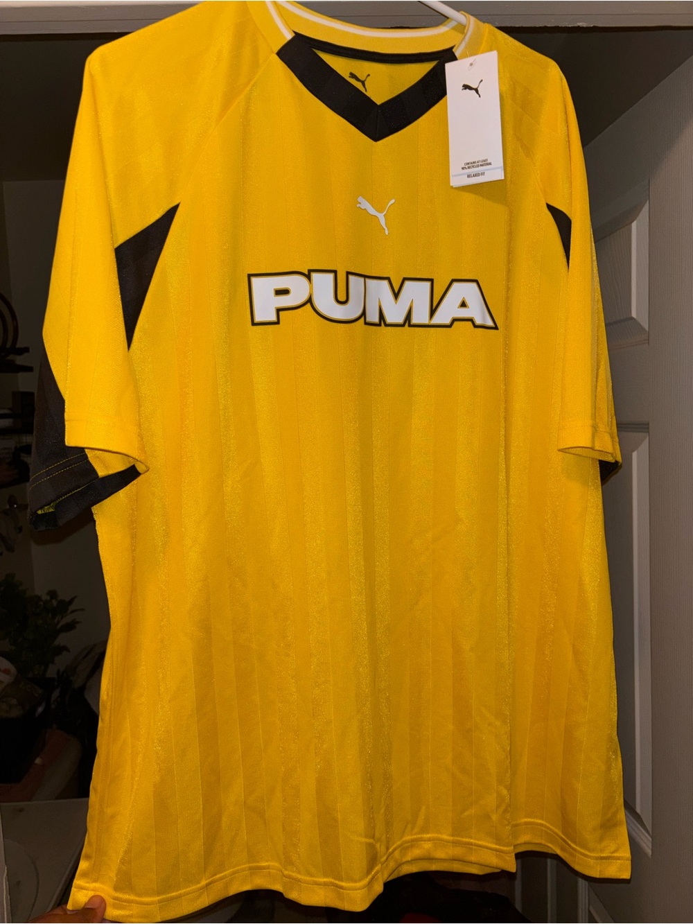 Puma Men’s Yellow Soccer Jersey